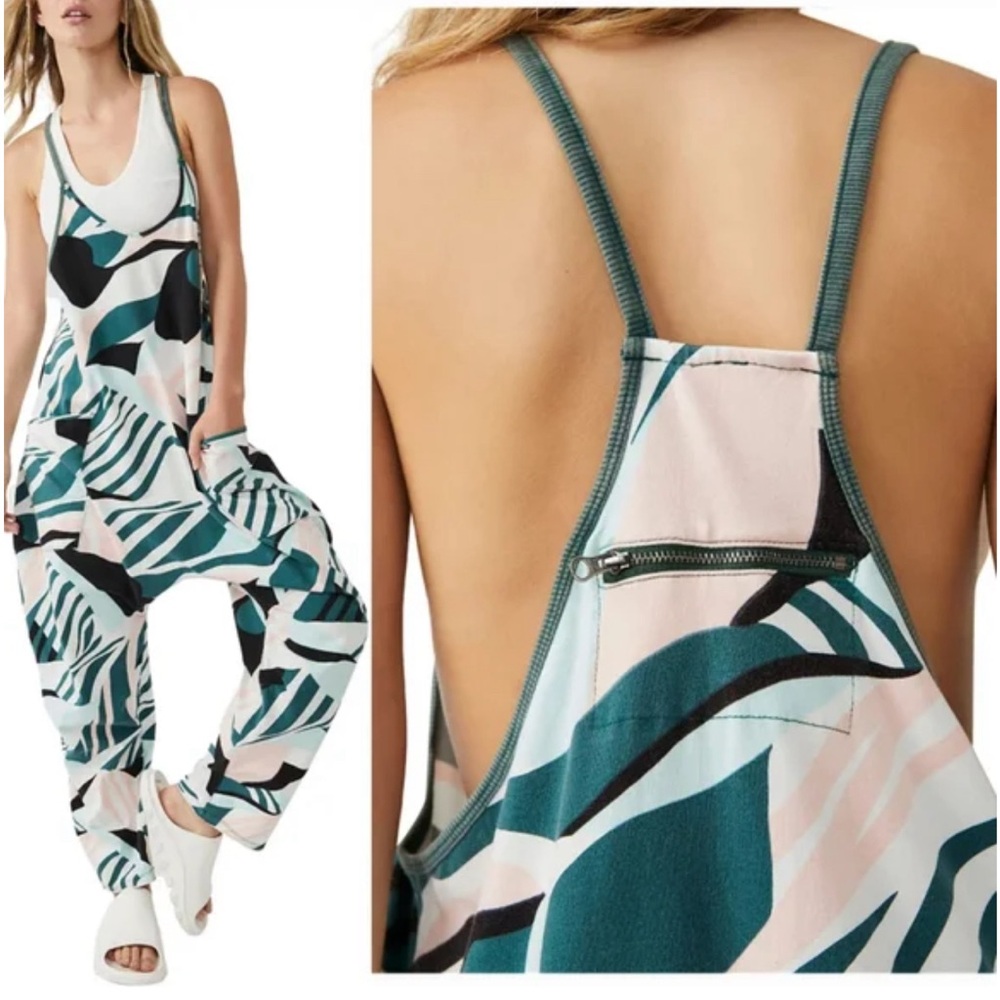 Free People Movement Hot Shot Printed Onesie